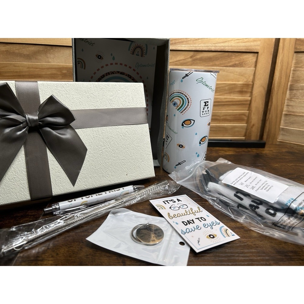 This specific optometrist-themed gift set Bundle Perfect For A Gift